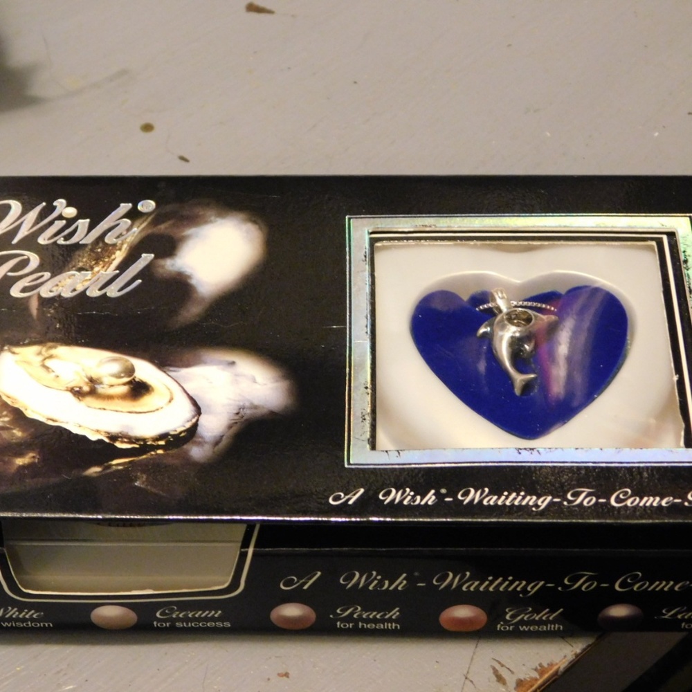 Dolphin Charm Wish and Pearl